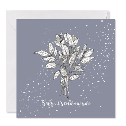 GRUSSKARTE Weihnachten *Baby