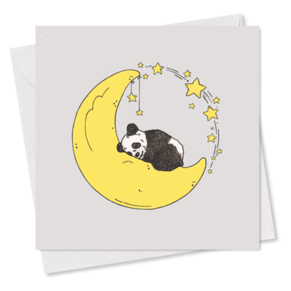 MINI-GRUSSKARTE *Mondpanda*