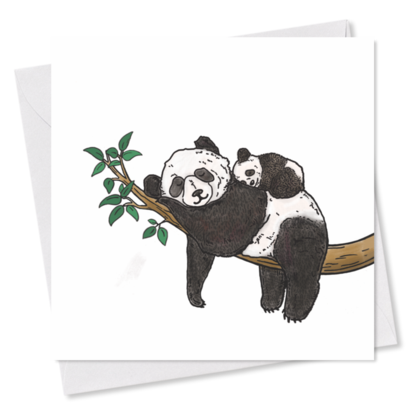 MINI-GRUSSKARTE *Papa Panda*