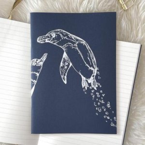 NOTIZHEFT *Tauchende Pinguine*, DIN A5