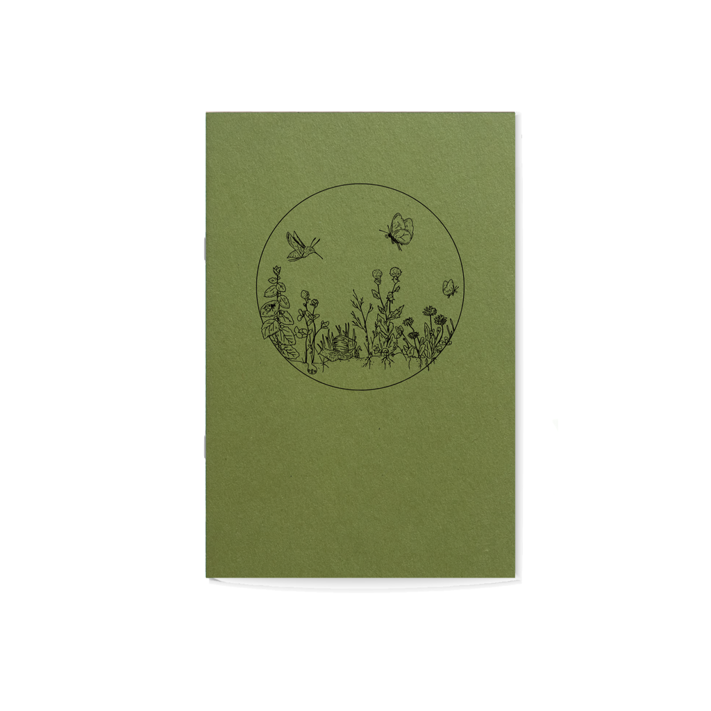 NOTIZHEFT *Blumenwiese im Kreis*