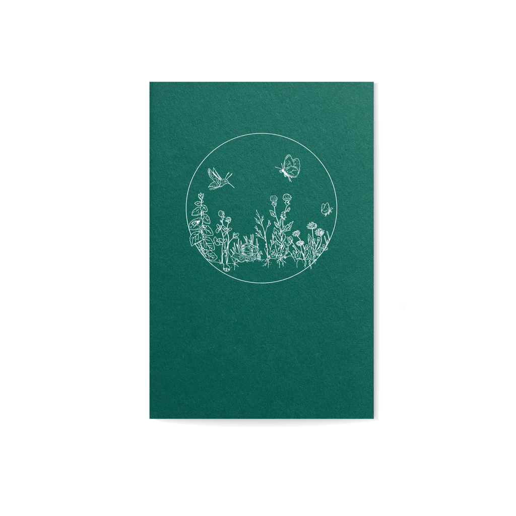 NOTIZHEFT *Blumenwiese im Kreis*