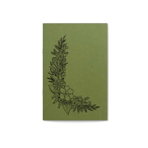 NOTIZHEFT *Vintage-Blumen*