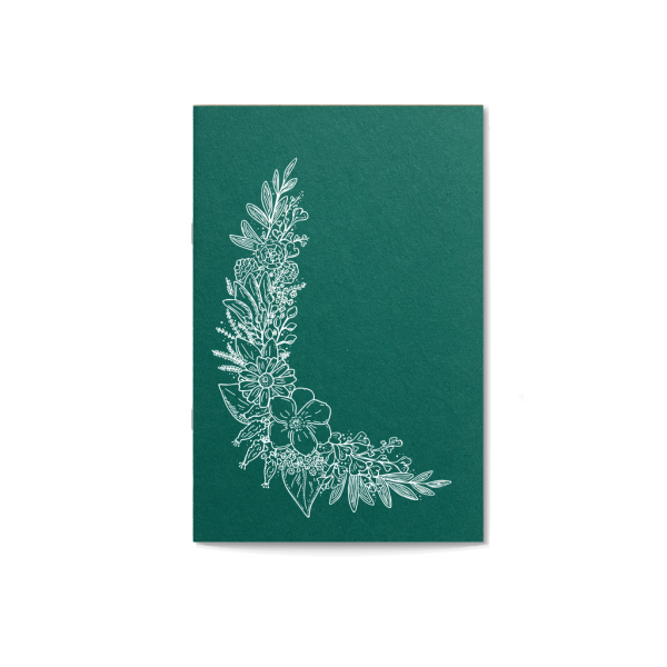 NOTIZHEFT *Vintage-Blumen*