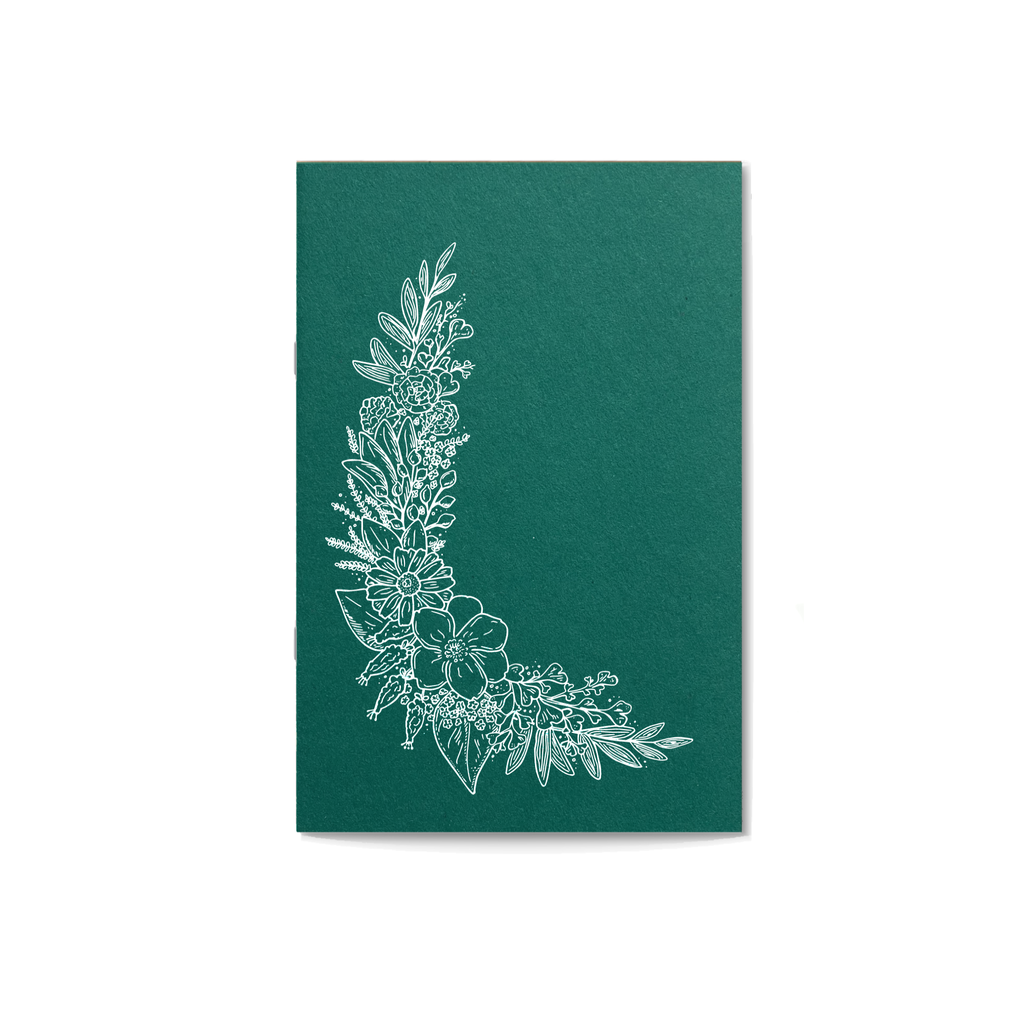 NOTIZHEFT *Vintage-Blumen*