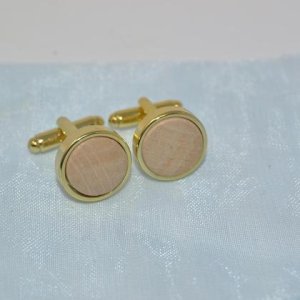 Holz Manschettenknöpfe Hainbuche Hochzeit handmade Anzug