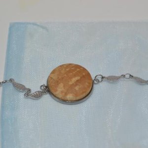 Holz Armband Trachtenschmuck Armkette 2cm Holzschmuck gestockte Buche Armschmuck