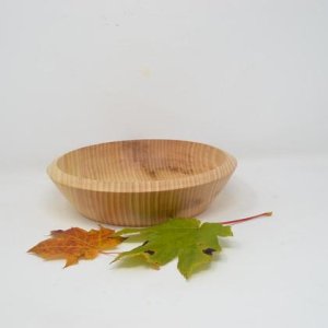 Holz Schale Obstschale  ∅ 22 cm Holz Schüssel Linde  Handmade