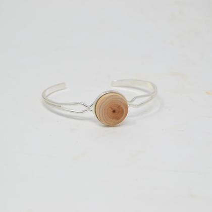 Holz Armreif Armband Trachtenschmuck Holzschmuck Zeder Handarbeit