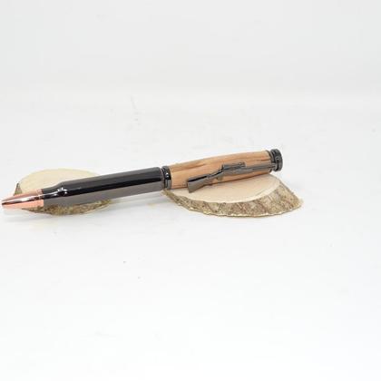 Holz Kugelschreiber Drehkugelschreiber Zeder Gewehr Unikat handmade Geschenk