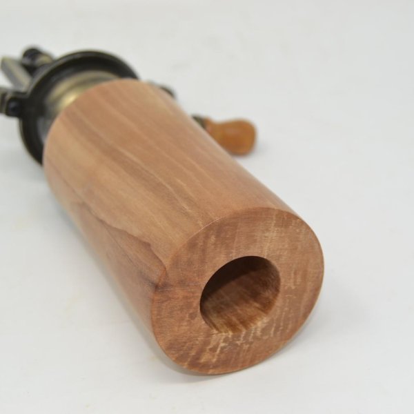 Holz Gewürzmühle Mühle Birne Pfeffermühle antik optik Geschenk - Image 4
