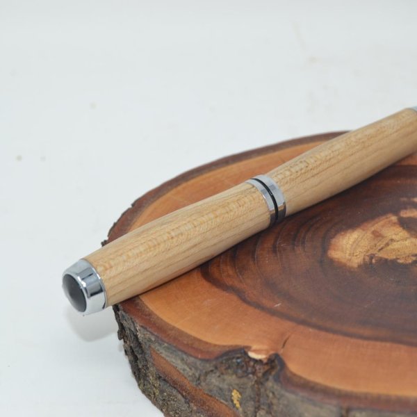 Holz Kugelschreiber Drehkugelschreiber Ahorn Unikat handmade - Image 4