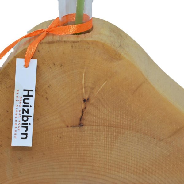 5 cm Ahorn Blumenvase Vase Holzdekoration Holzdeko Geschenk