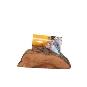 Holz Fotohalter Fotoständer Bilderhalter 28×9  Apfel Holzdeko Unikat Handarbeit