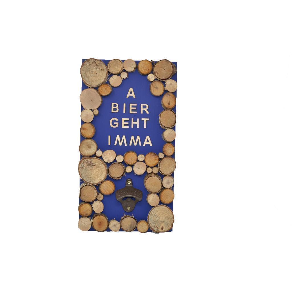 Holzbild Bier Flaschenöffner 37