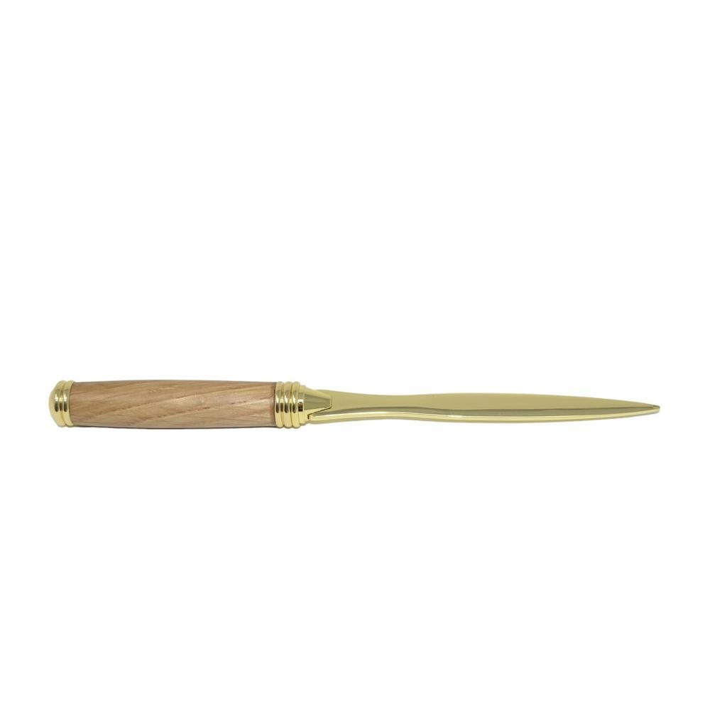 Holz Brieföffner Öffner Eiche Geschenk Unikat handmade Gravur