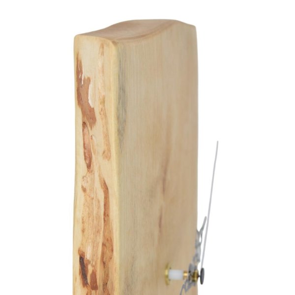 Holz Wanduhr Birke 28x21 cm Geschenk Handarbeit Junghans Quartzuhrwerk - Image 4