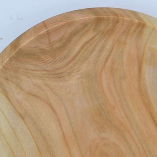 Holzschale ∅ 24 cm Holzschüssel Obstschale Wildkirsche Handarbeit Unikat - Image 2