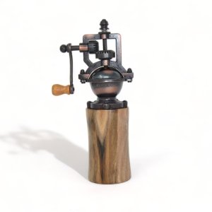 Holz Gewürzmühle Mühle Walnuss Pfeffermühle antik optik Geschenk