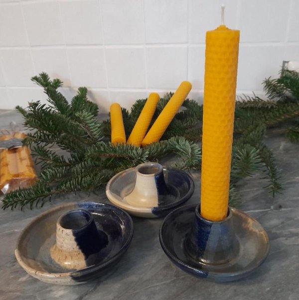 Geschenkset Stabkerzen aus Bienenwachs - Image 3