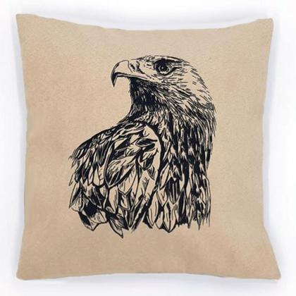 Kissen "Adler" mit Zirbenfüllung