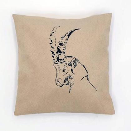 Kissen "Steinbock" mit Zirbenfüllung