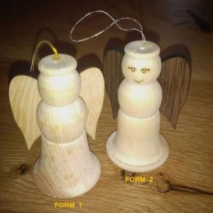Zirbenengerl ohne Gesicht