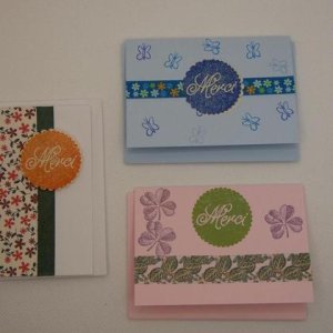 Mini-Karten-Set „Merci“