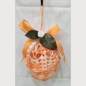 Osterei groß – Orange