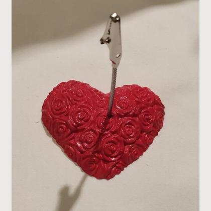 Fotohalter Herz rot
