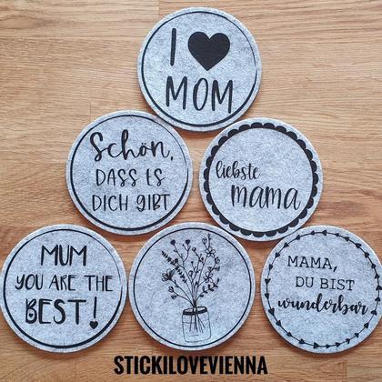 Untersetzer Set Mama