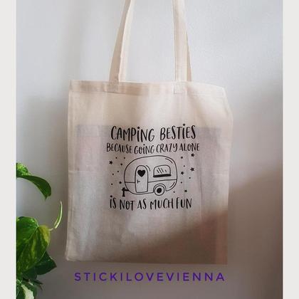 Stofftasche Camping Besties