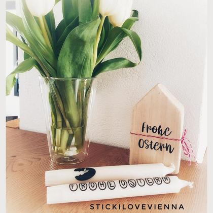 Osterkerzen Set Frohe Ostern