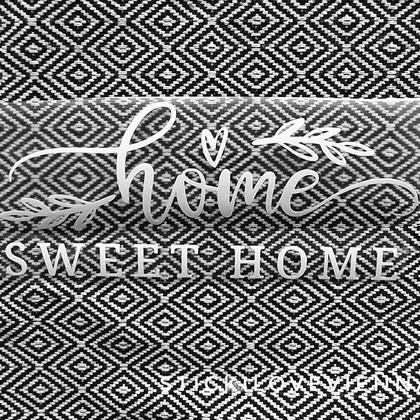 Aufkleber home sweet home