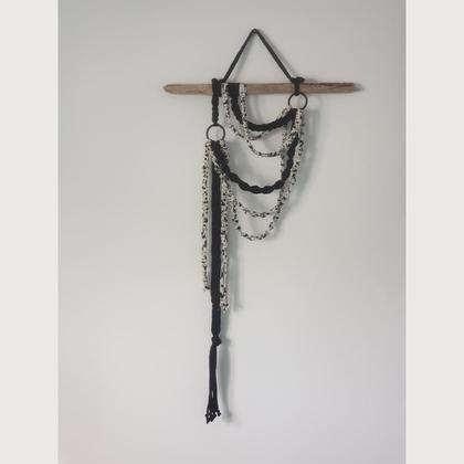 Makramee Wandbehang "Metal"