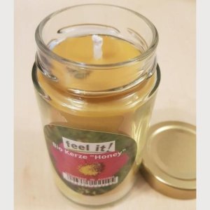 Bio Kerze „Honey“ im Glas