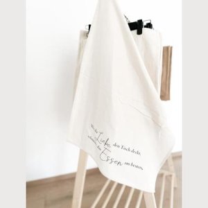 Geschirrtuch „Wo die Liebe den Tisch deckt“