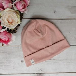 Mädchenhaube Altrosa