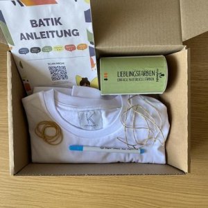 Batik Box – Birke (olivgrün)