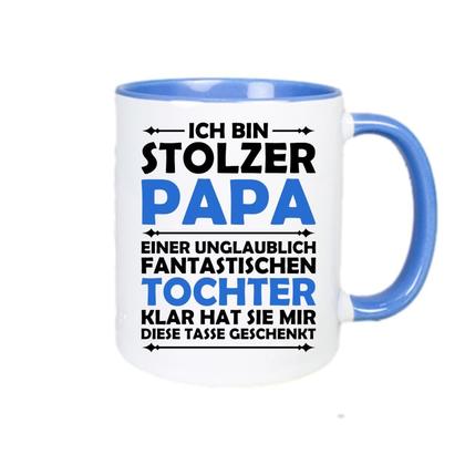 Stolzer Papa Tochter - Tasse