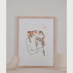 Klimt inspiriertes „Mutter und Kind“