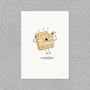 Print Waffel A5