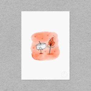 Print Kerze A5