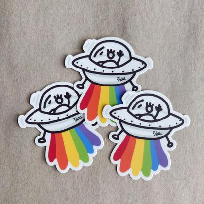 Sticker UFO 3 Stk.