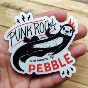 Sticker Otter Punk 1 Stk.