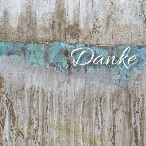 Grußkarte Kunstdruck „Danke“