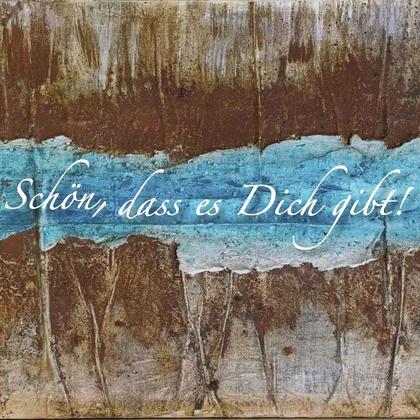 Grußkarte Kunstdruck "Schön