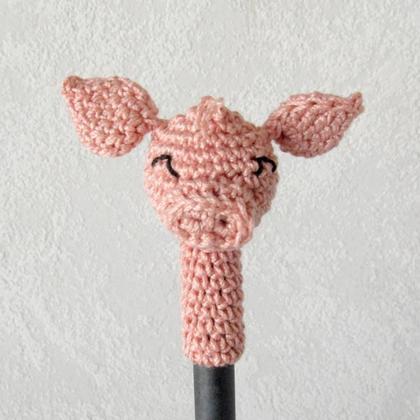 Schweinchen Bleistift Topper