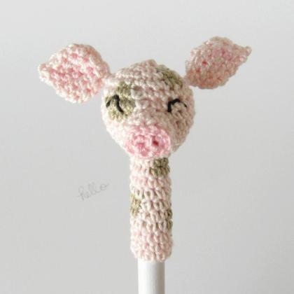 Geflecktes Schweinchen Bleistift