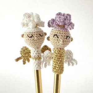 2 Engel Bleistifte, Wunschfarben